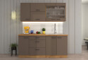 Fotografia 1 - Kuchynská zostava 1.8 m Bolonia dub artisan / truffle grey