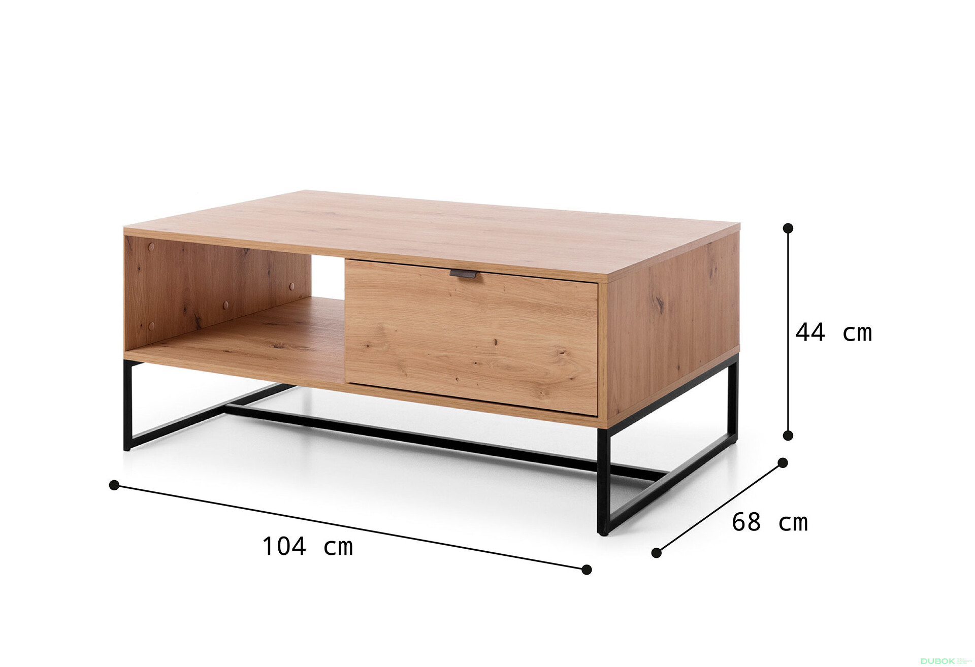 Fotografia 6 - Konferenčný stolík AL104 dub artisan Amber