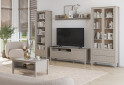 Obývacia zostava 3.15 m + konferenčný stolík taupe Kleo - Fotografia 1 Fotografia 1 - Obývacia zostava 3.15 m + konferenčný stolík taupe Kleo