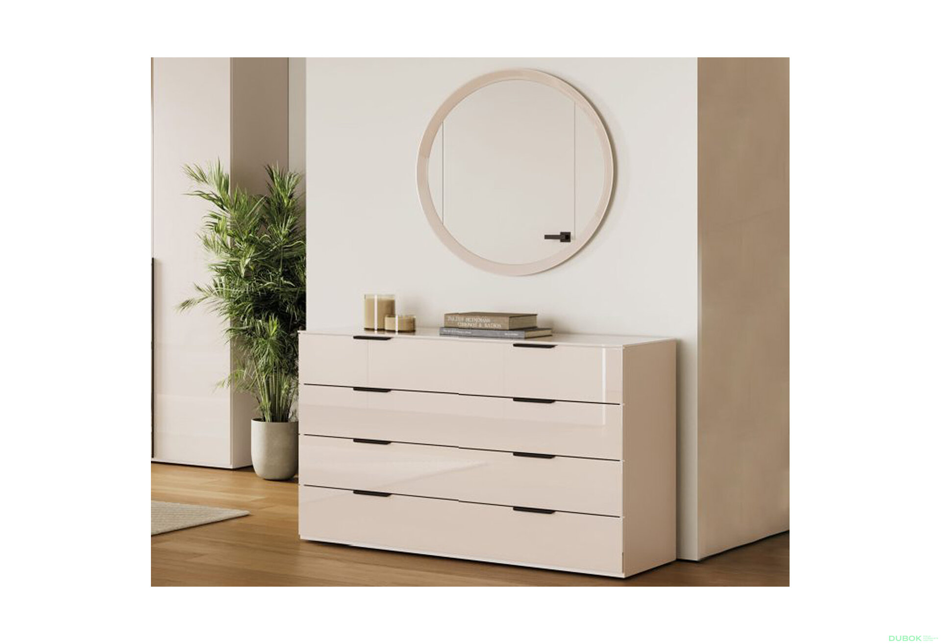 Fotografia 2 - Komoda 4š, kašmírový lesk Lori