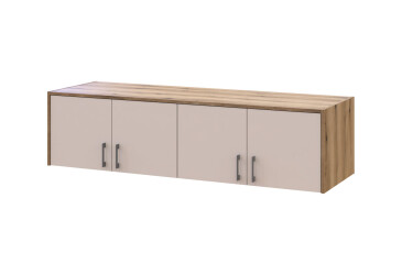 Nadstavec Rondi 4 drevotrieska 160x52x41 dub artisan / kašmír