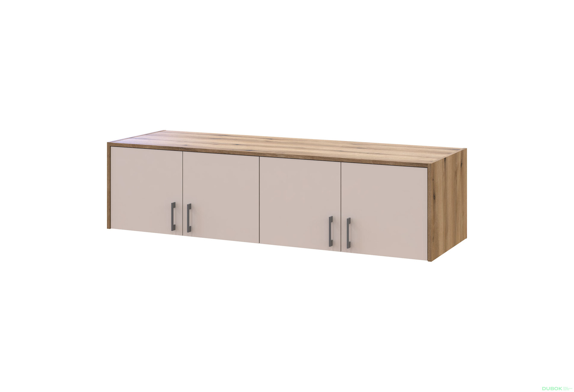 Fotografia 1 - Nadstavec Rondi 4 drevotrieska 160x52x41 dub artisan / kašmír