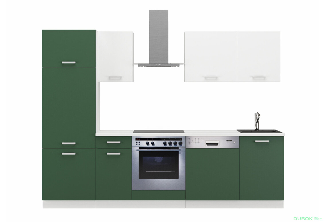 Fotografia 2 - Kuchyňa Tony 2.7 zelený / biely