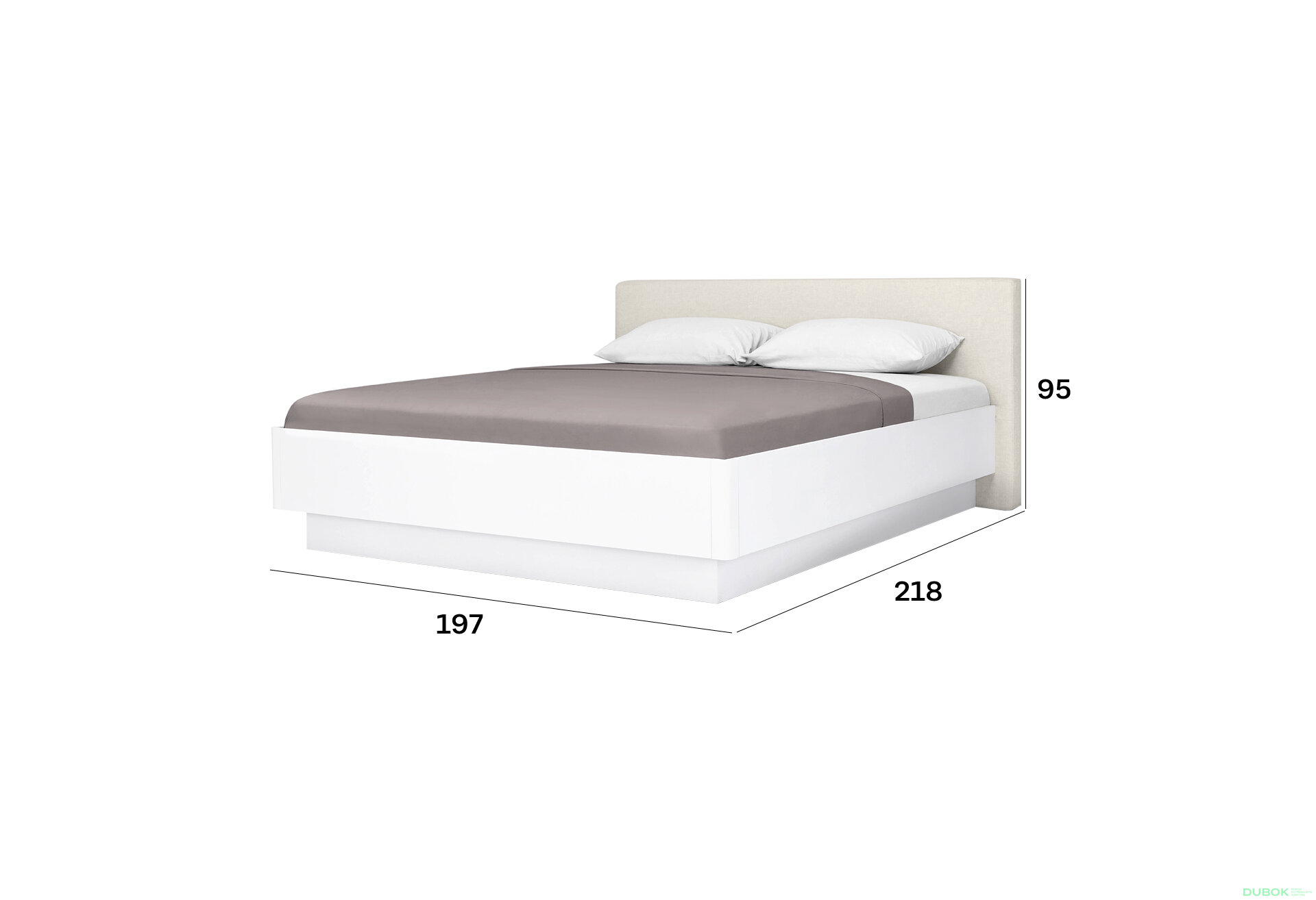 Fotografia 7 - Posteľ 180 výklopná s roštom, biely lesk Mila