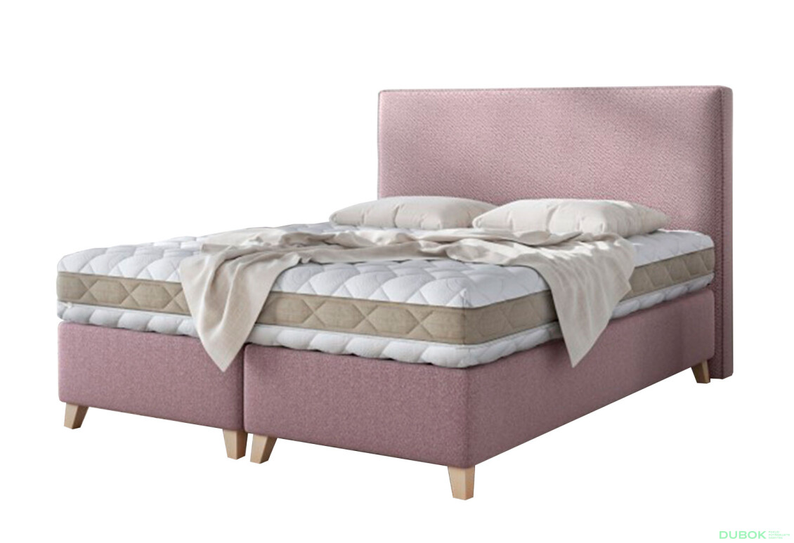 Posteľ Dino 160x200 Castel 61 Davis E10 Buk s roštom, úložným priestorom