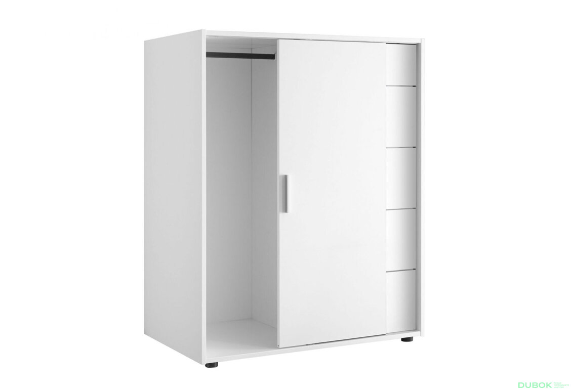 Fotografia 4 - Komoda 1dv 5šx (Biela) Case 