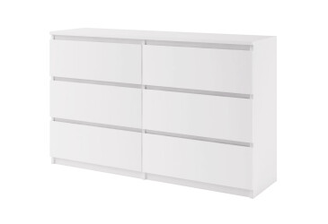 Komoda Agnes 6šed biela