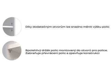 Fotografia Možnosť Police Skriňa 2+3dvere+2dvere 2šx