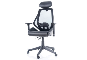 Otočné kreslo Q-406 čierne
