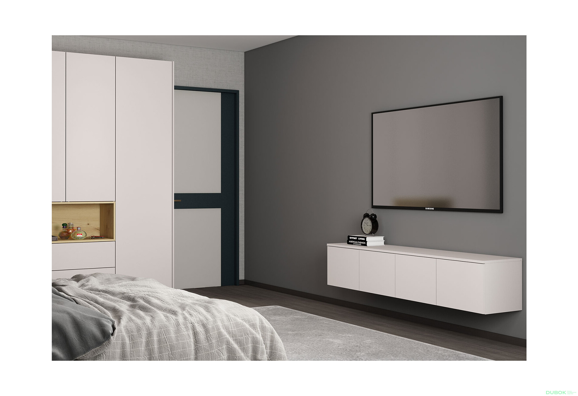 Fotografia 4 - TV stolík Levía kašmír 4dv 160x35x33
