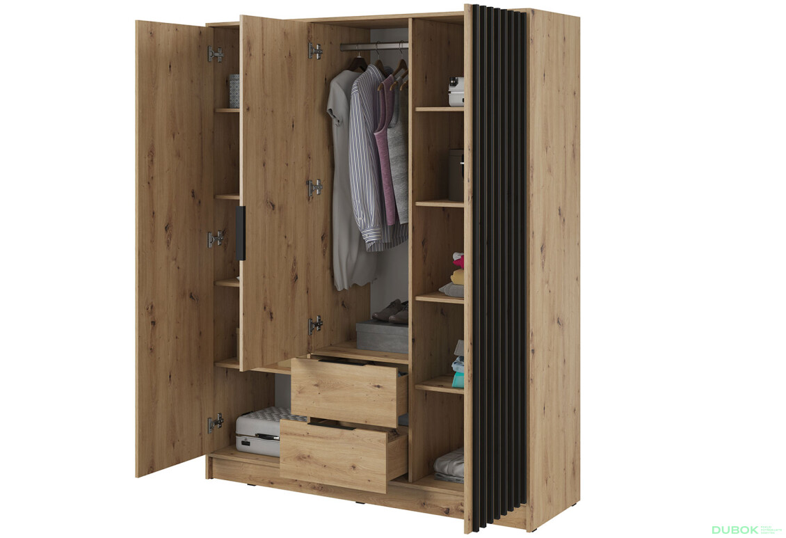 Skriňa 3D bez zrkadla artisan Nelly - Fotografia 2 Fotografia 2 - Skriňa 3D bez zrkadla artisan Nelly