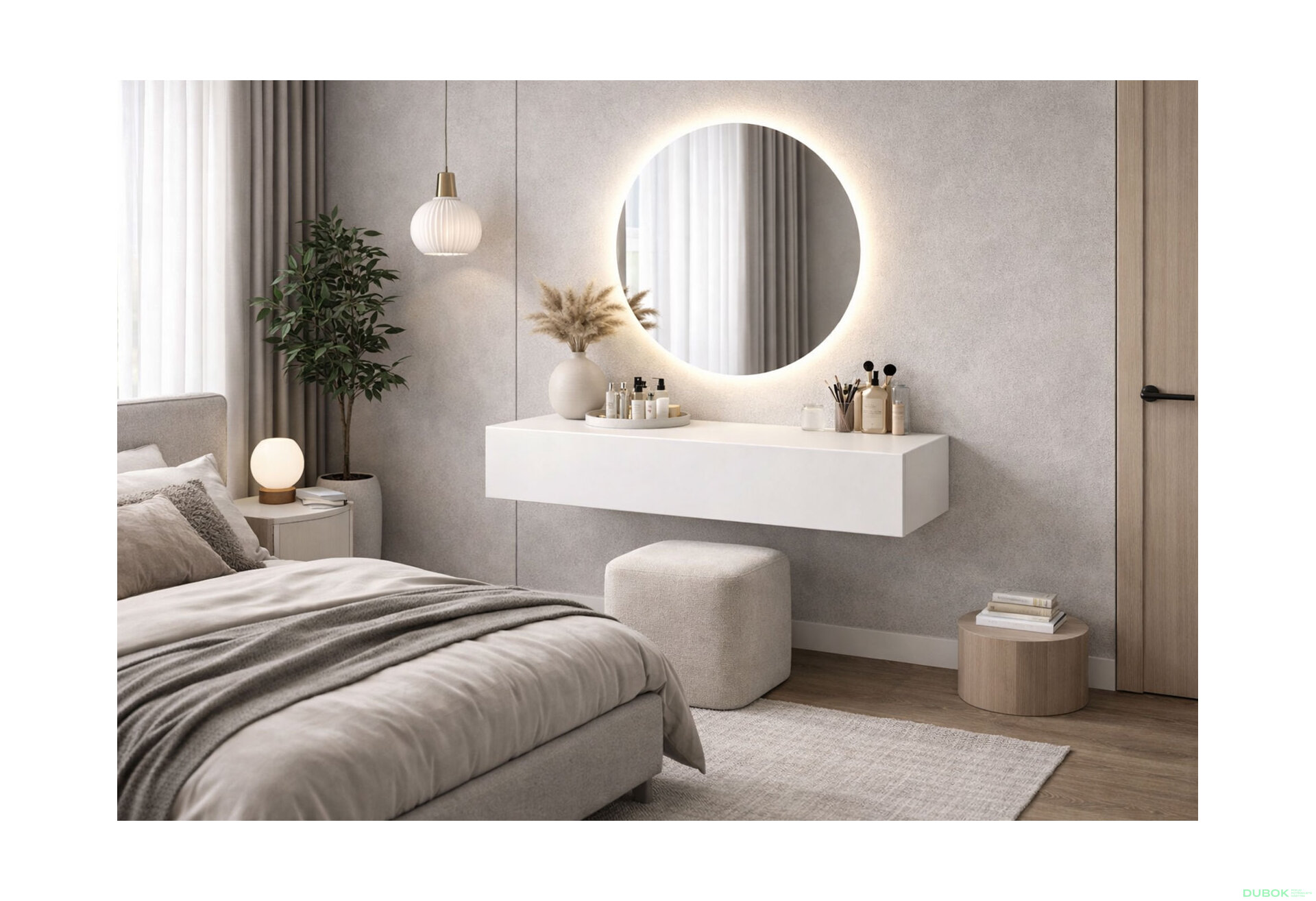 Fotografia 2 - Toaletný stolík 80 cm nymphaea alba Space