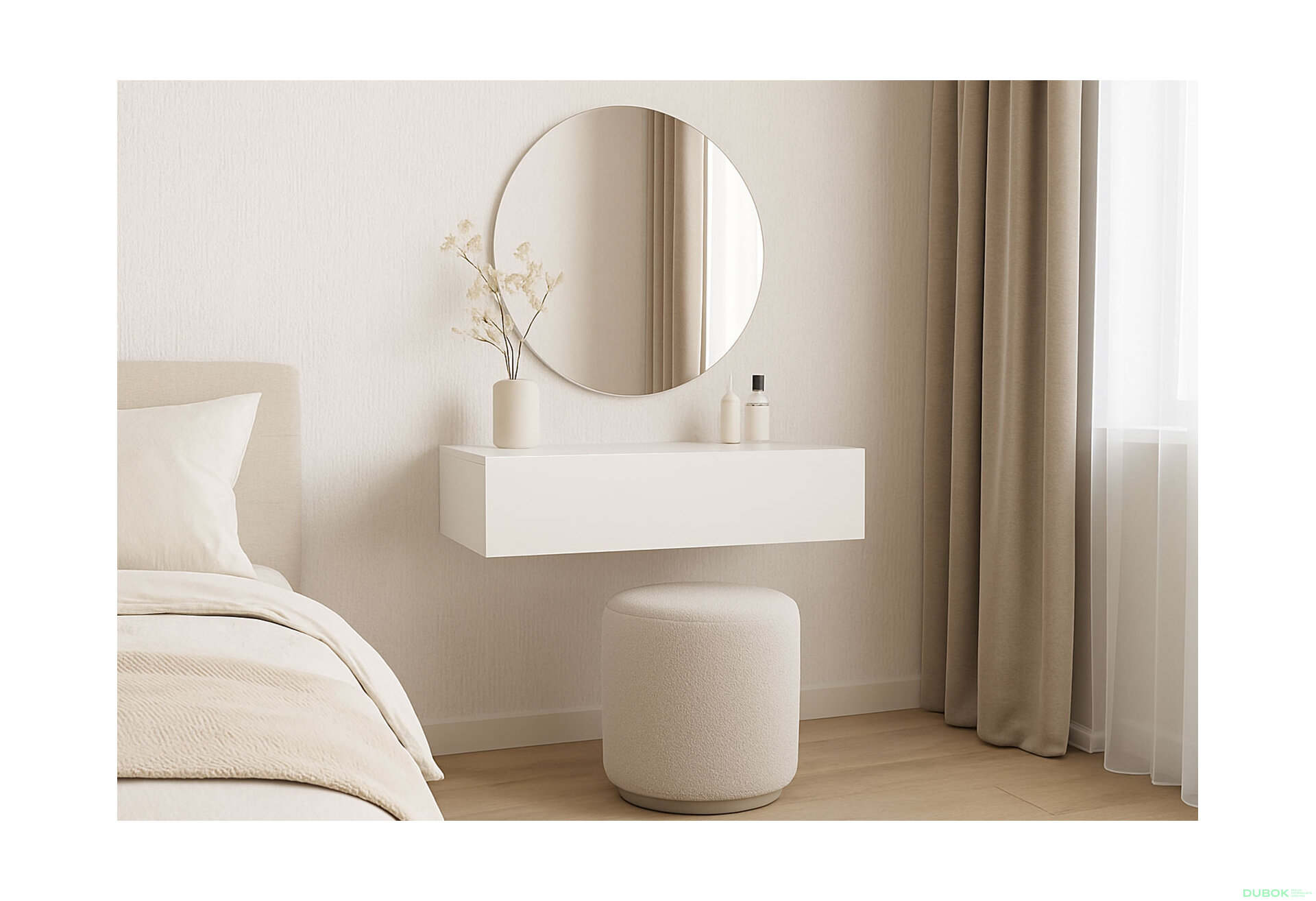 Fotografia 3 - Toaletný stolík 80 cm nymphaea alba Space