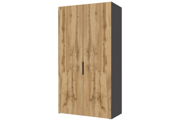Skriňa dvojdverová 100 cm Modus 2 DTD Dub Appalache / Antracit BL