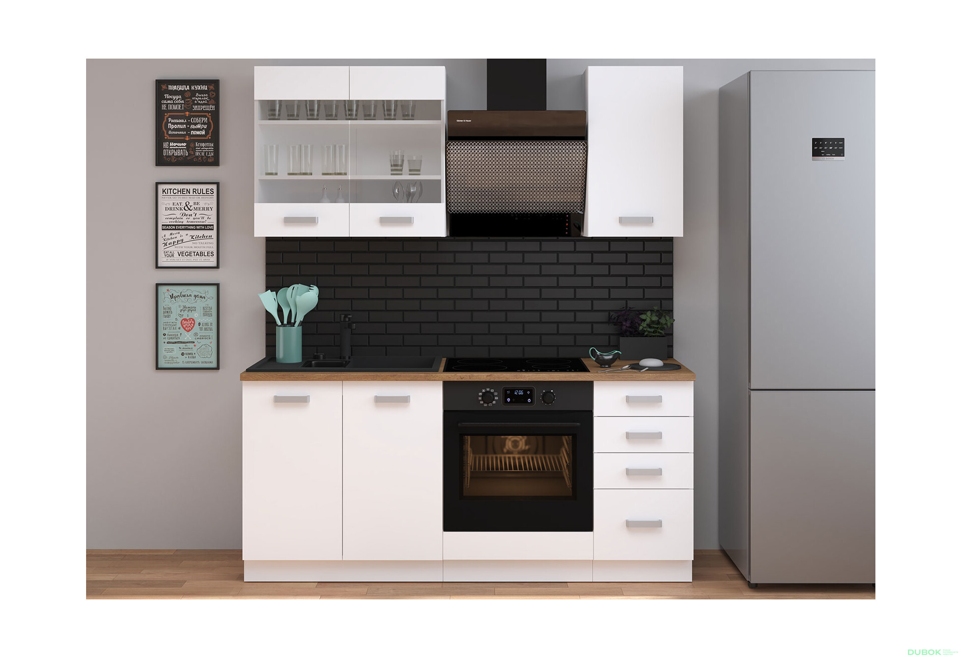 Fotografia 1 - Kuchynská zostava 1.8 m Eko white