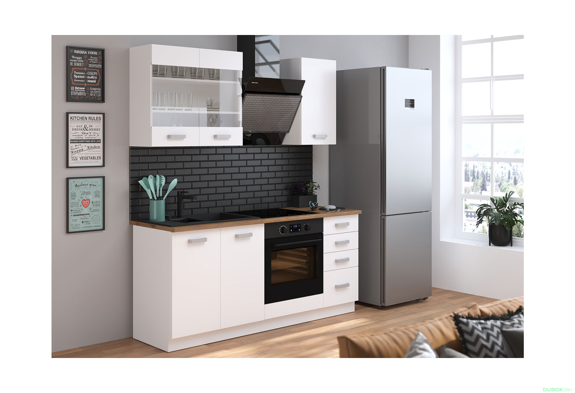 Fotografia 2 - Kuchynská zostava 1.8 m Eko white