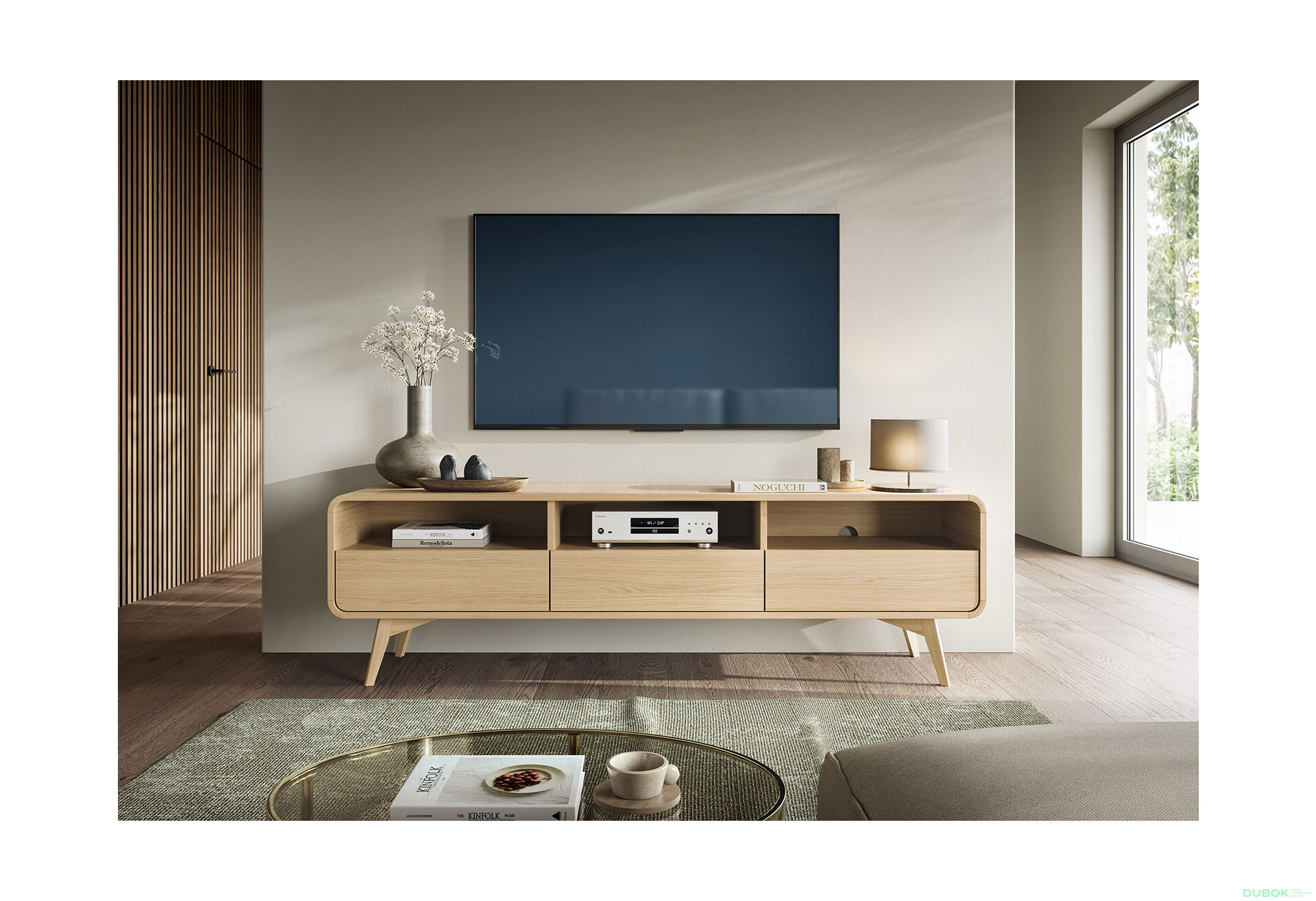 TV stolík RTV 180 dub vicenza Helion - Fotografia 3 Fotografia 3 - TV stolík RTV 180 dub vicenza Helion