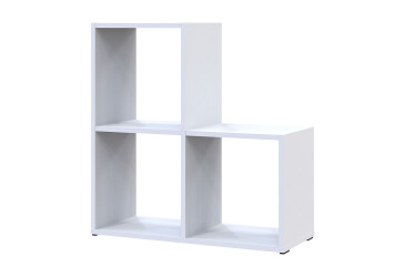 Regál otvorený Step 2х2 69х28.8х71.4 biely