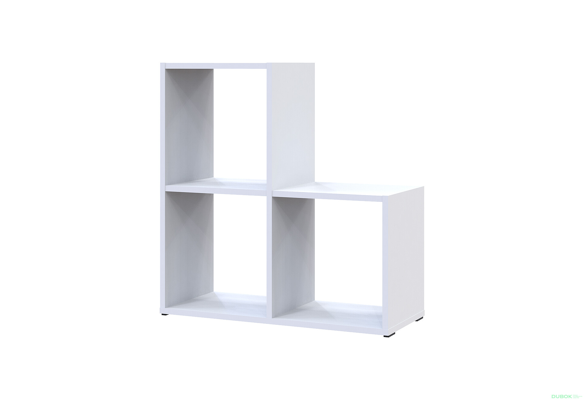 Fotografia 1 - Regál otvorený Step 2х2 69х28.8х71.4 biely