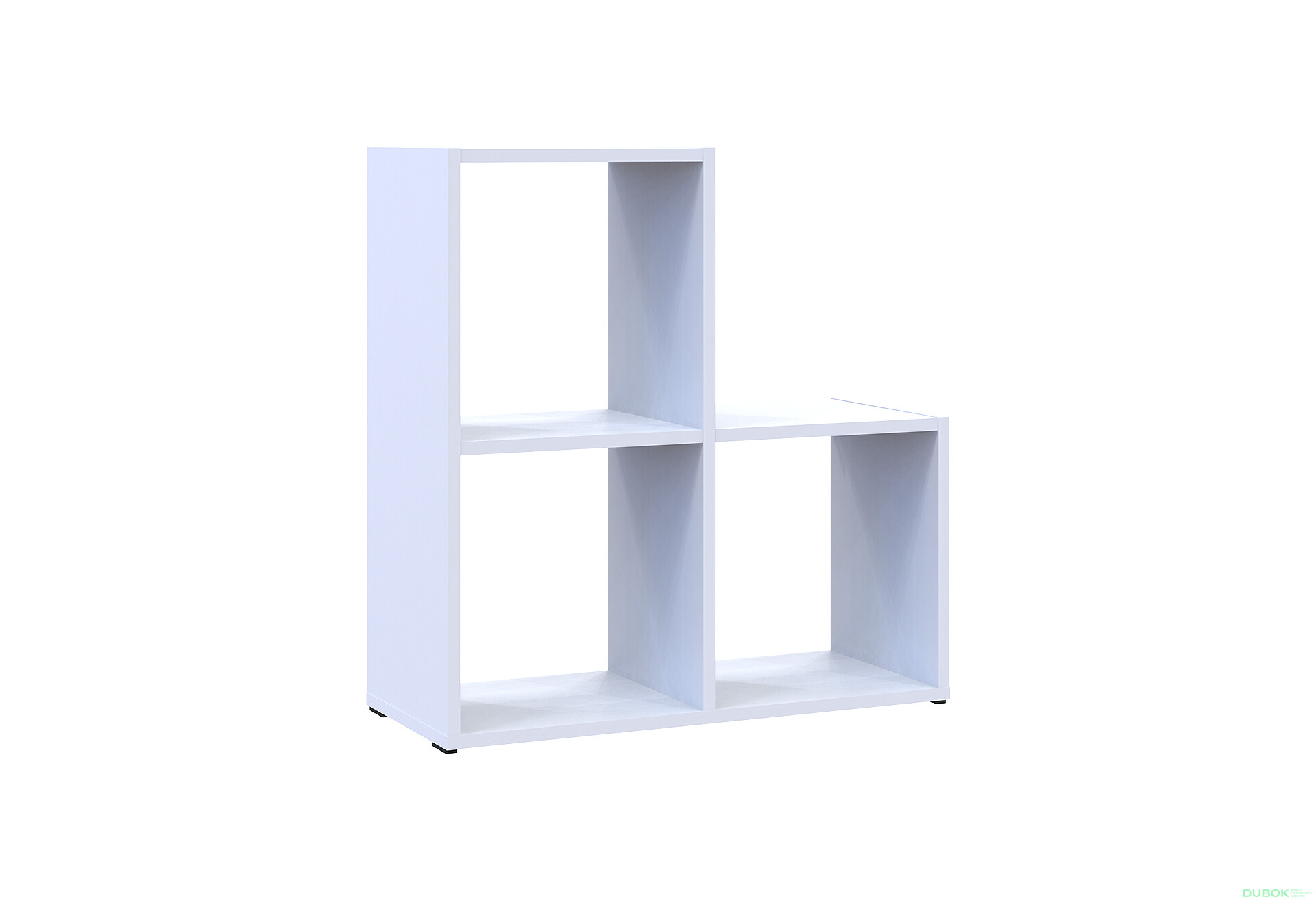 Fotografia 3 - Regál otvorený Step 2х2 69х28.8х71.4 biely