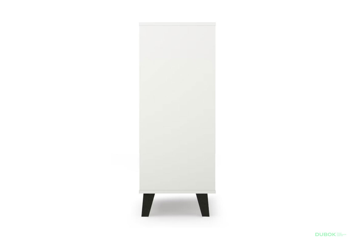 Fotografia 5 - Komoda Borg 4s/70 biela / kašmír