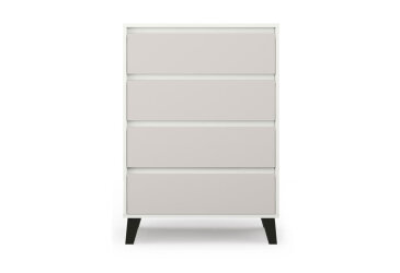 Komoda Borg 4s/70 biela / kašmír