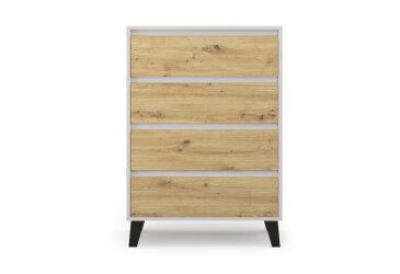 Komoda Borg 4s/70 kašmír / dub artisan