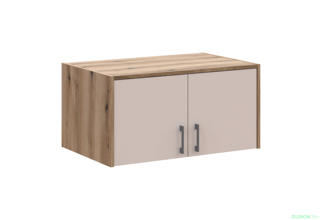 Nadstavec Rondi 2 drevotrieska 82x52x41 dub artisan / kašmír - Fotografia 3 Fotografia 3 - Nadstavec Rondi 2 drevotrieska 82x52x41 dub artisan / kašmír