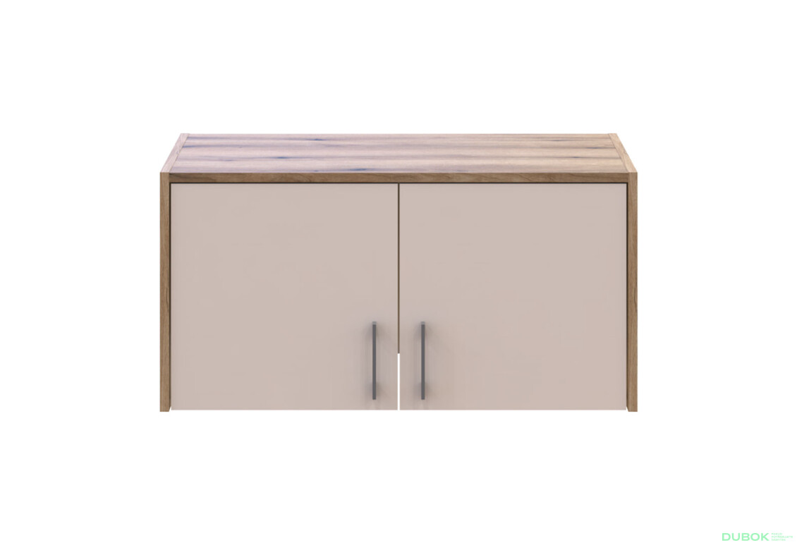 Fotografia 6 - Nadstavec Rondi 2 drevotrieska 82x52x41 dub artisan / kašmír
