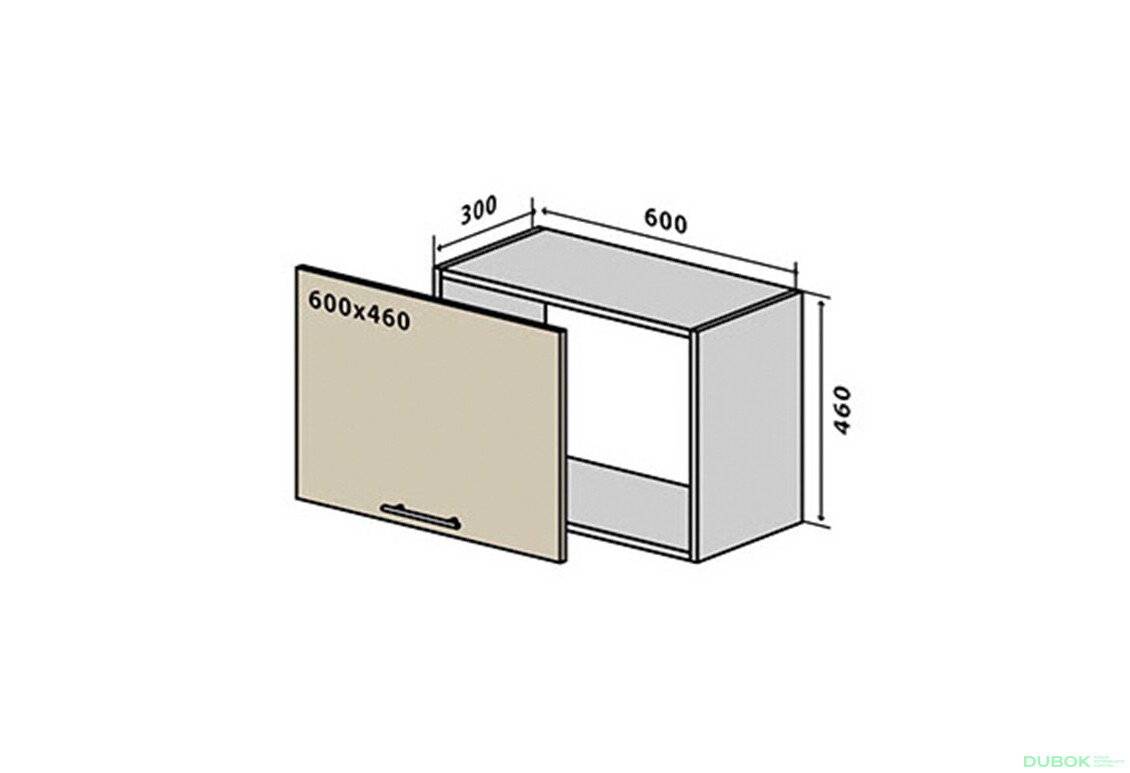 V50 Skrinka nad digestor 60 Flet Lux