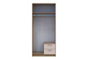 Skriňa Rondi 2D dub artisan / kašmír 82x52x195 - Fotografia 7 Fotografia 7 - Skriňa Rondi 2D dub artisan / kašmír 82x52x195