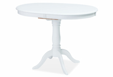Stôl Dello 100(129)x70 MDF / drevo, biely