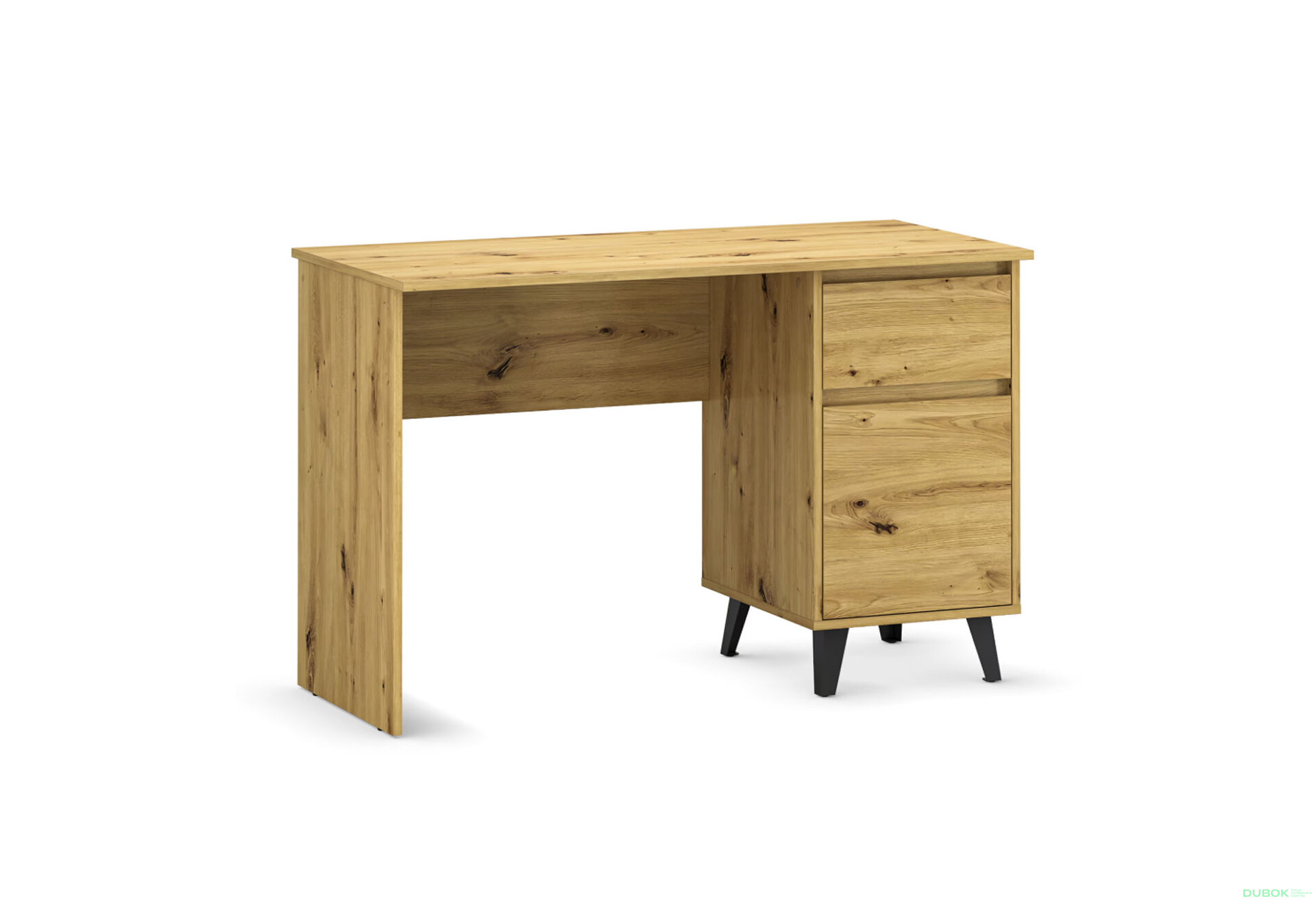 Fotografia 4 - Písací stôl Borg 1d1s/120 dub artisan