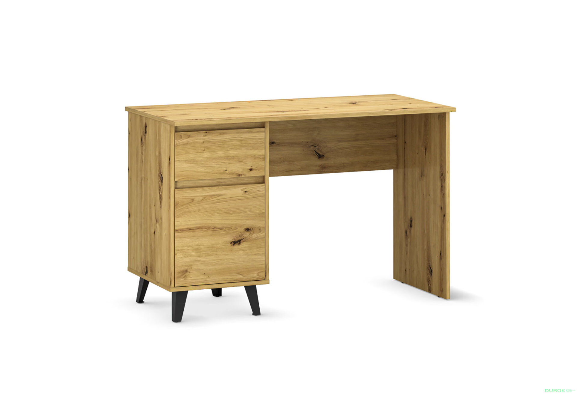 Fotografia 1 - Písací stôl Borg 1d1s/120 dub artisan