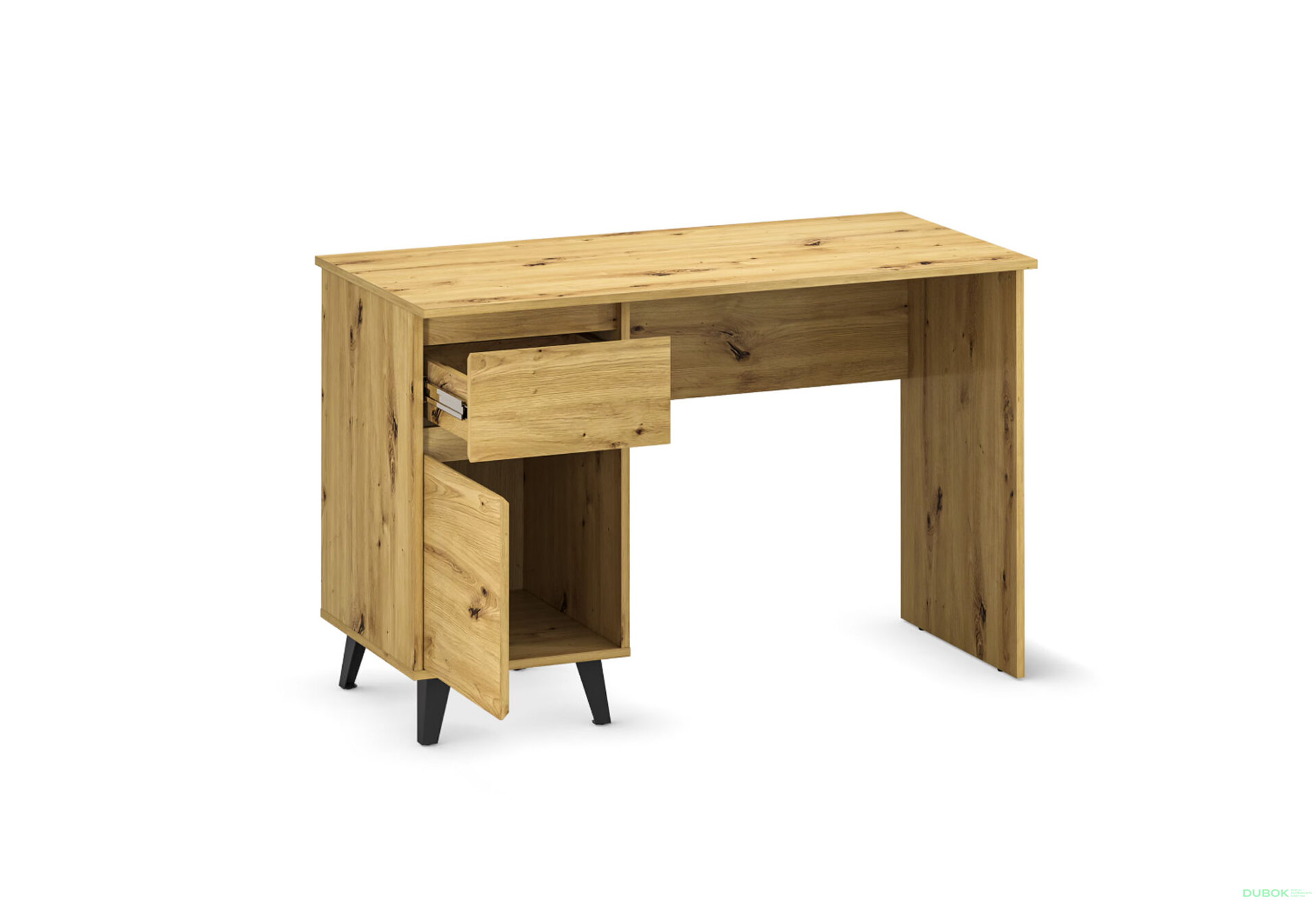 Fotografia 5 - Písací stôl Borg 1d1s/120 dub artisan