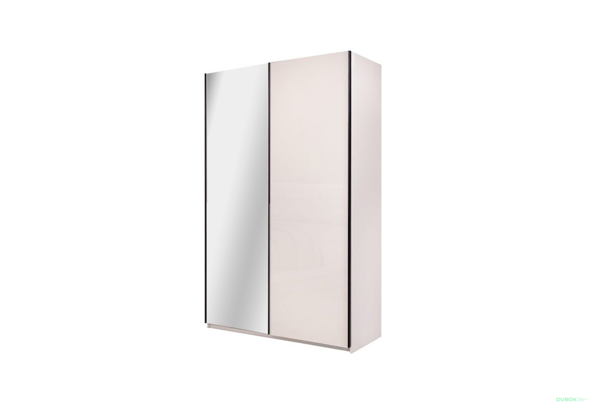 Fotografia 1 - Skriňa s posuvnými dverami 1.5х2.4m (Dvere kašmírový lesk/Zrkadlo) Lori