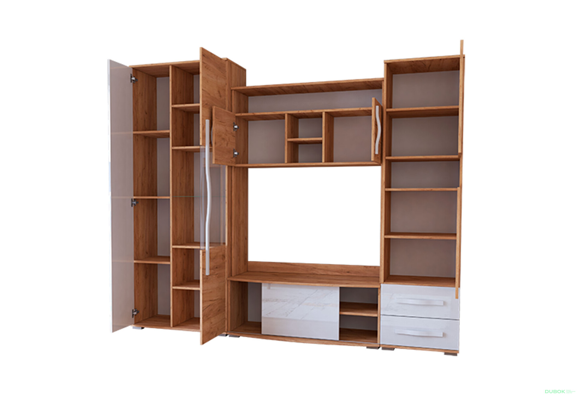 Fotografia 2 - Laura mini dub craft zlatý / biely lesk