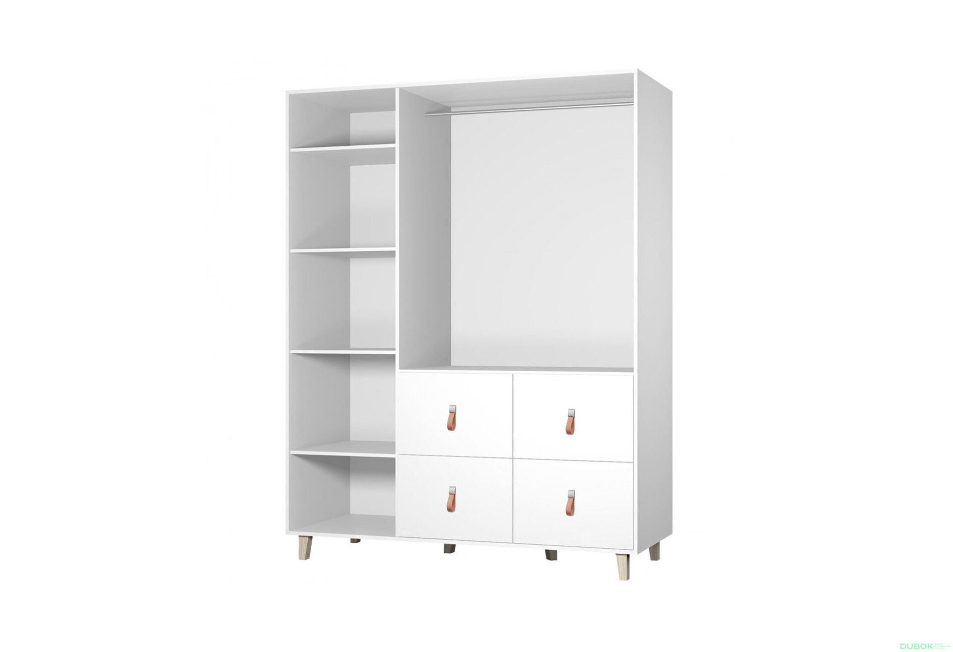 Fotografia 4 - Detská zostava 3D Figo biela Idczak meble