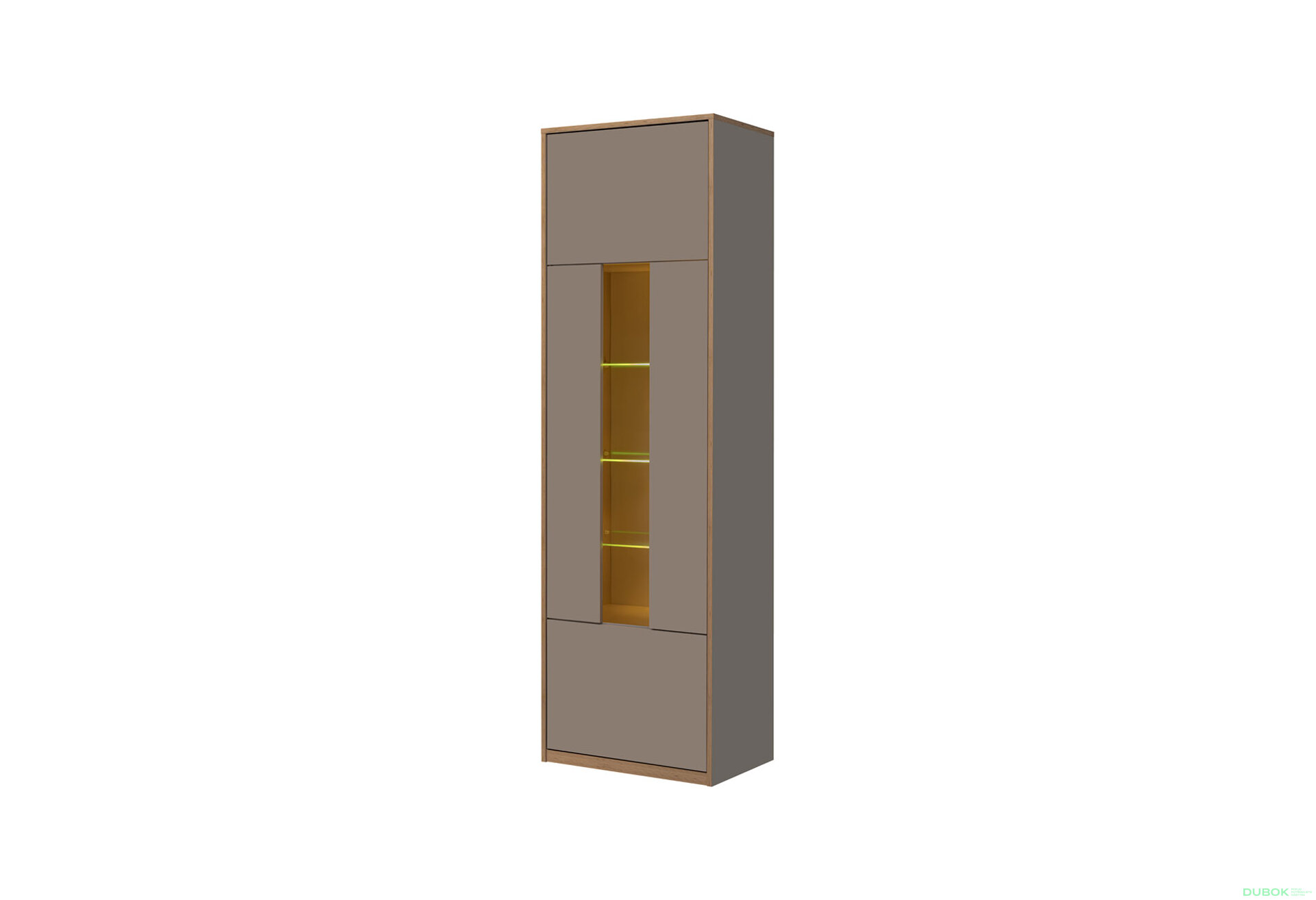 Fotografia 1 - Vitrína 1w sivý kubanit Complex