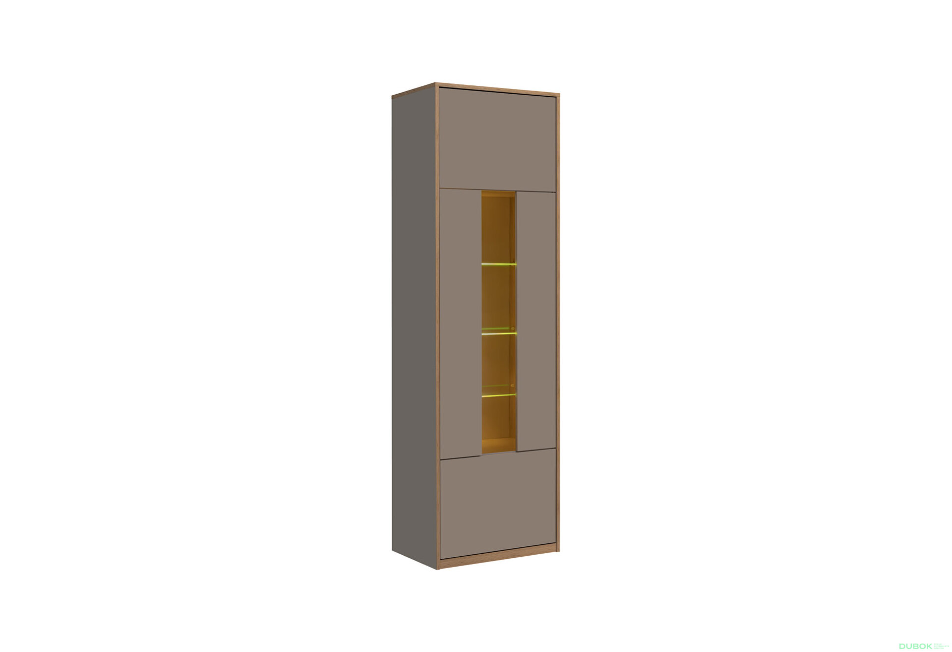 Fotografia 2 - Vitrína 1w sivý kubanit Complex