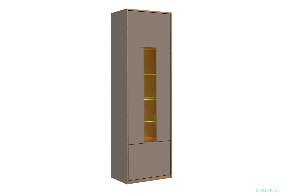 Fotografia 2 - Vitrína 1w sivý kubanit Complex