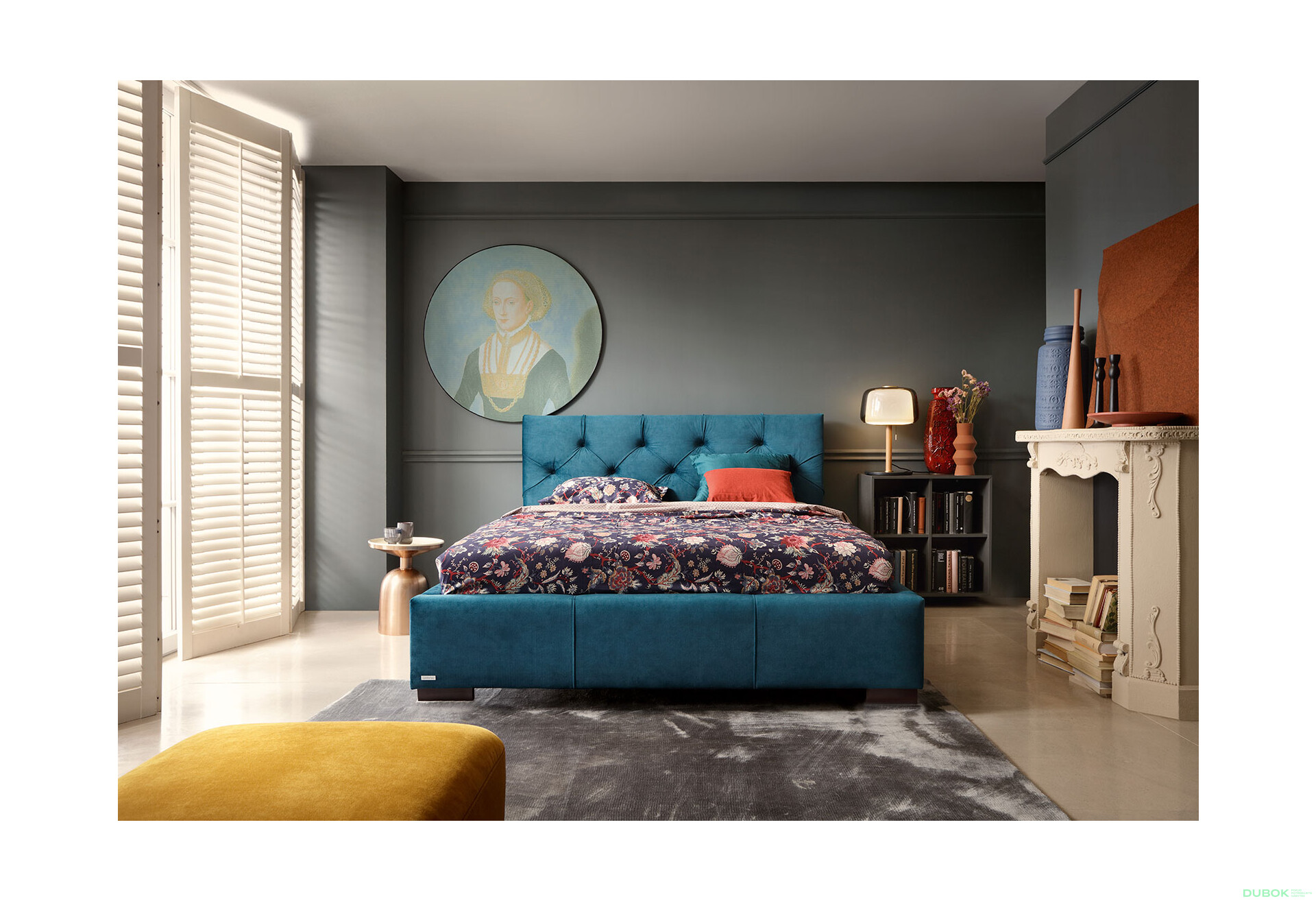 Fotografia 5 - Posteľ Elektra 160x200 Terra 75 Davis G4 Orech
