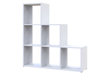 Regál otvorený Step 3х3 102.6х28.8х106.1 biely