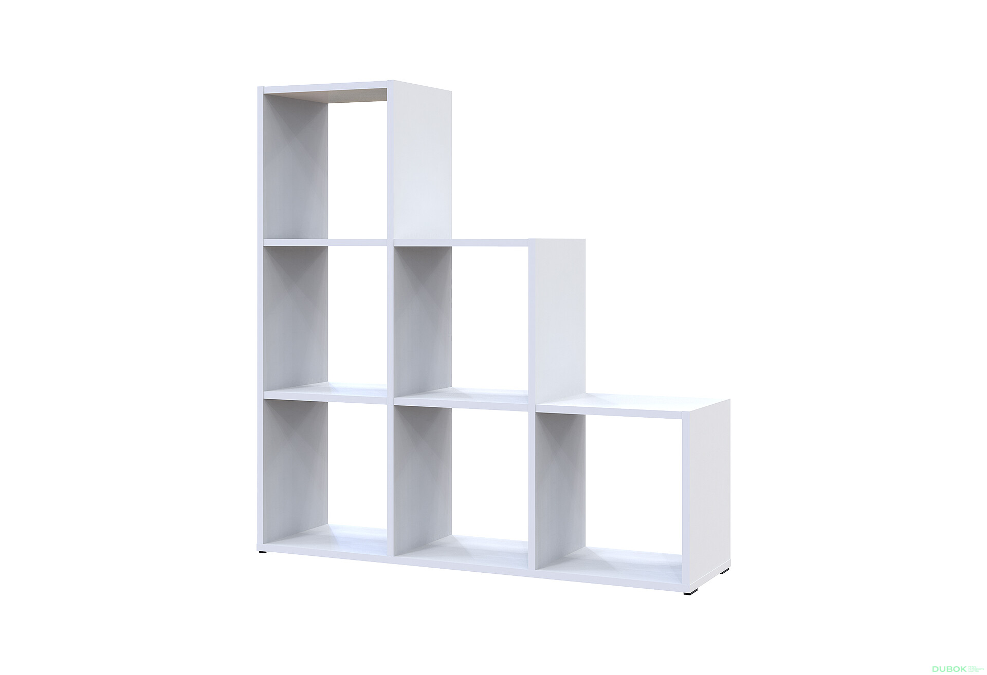 Fotografia 1 - Regál otvorený Step 3х3 102.6х28.8х106.1 biely