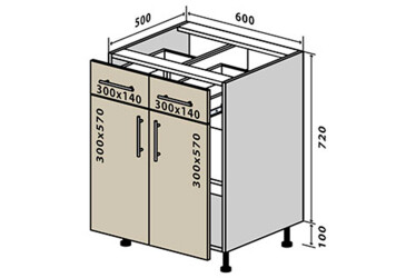 N26 Skriňaka 2Š2D 60