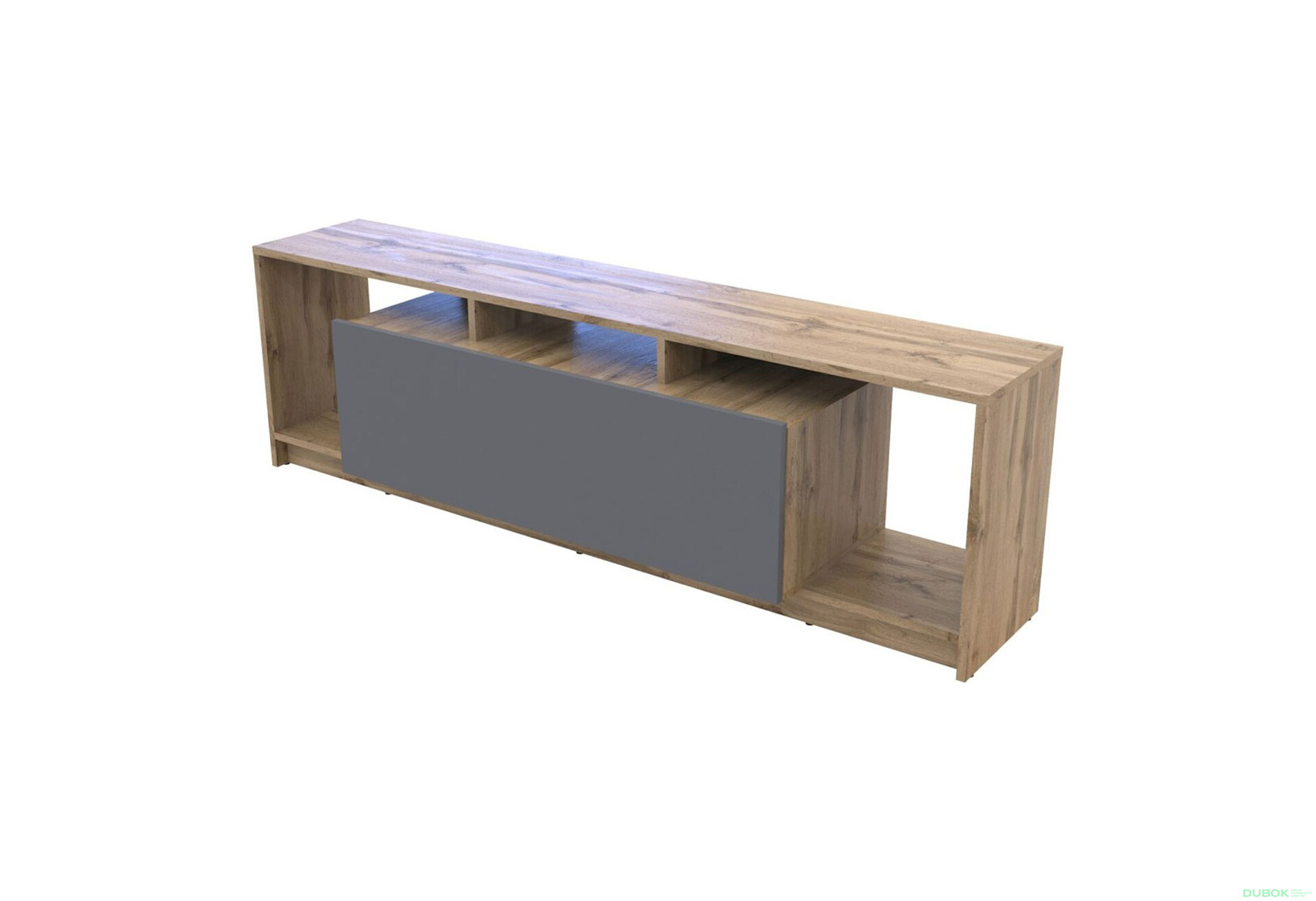 Fotografia 5 - TV stolík U1 tajo / grafit drevotrieska 160x38x48