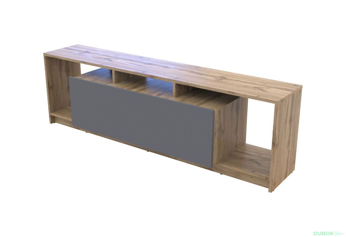 Fotografia 5 - TV stolík U1 tajo / grafit drevotrieska 160x38x48