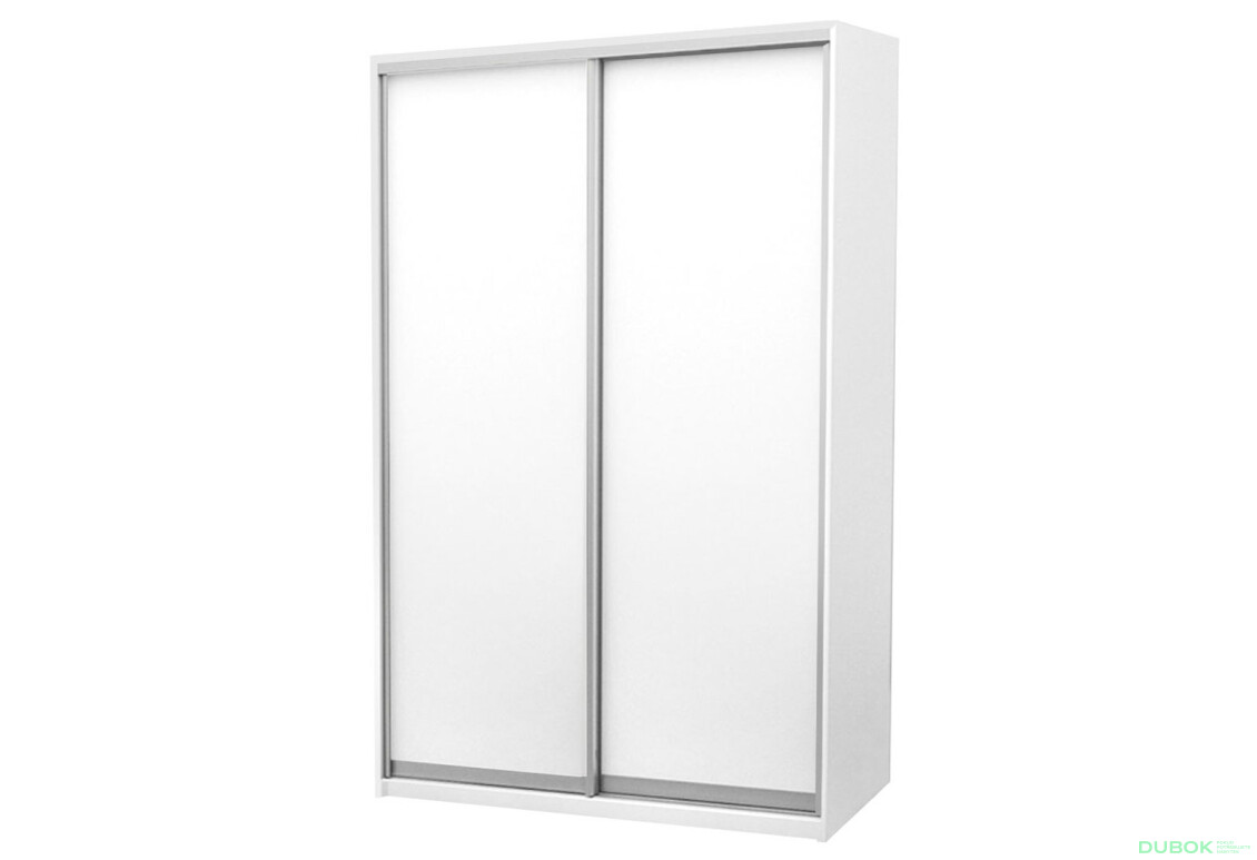Skriňa s posuvnými dverami Komforto 2 DTD 150x240x60 cm Biela