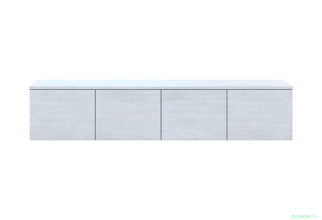 Fotografia 3 - TV stolík Levía biely strom 4dv 160x35x33