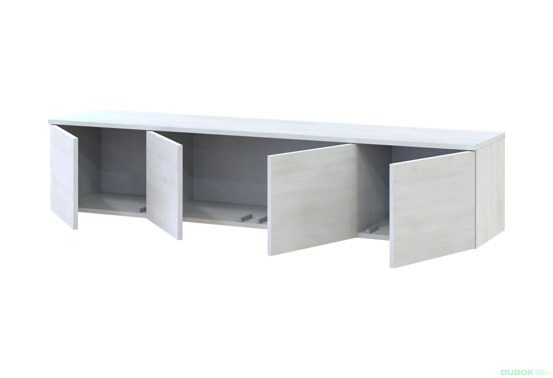 Fotografia 6 - TV stolík Levía biely strom 4dv 160x35x33